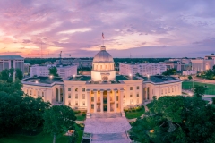 Alabama State Capitol Sunrise Panorama
