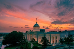Alabama Statehouse Tropical Sunrise