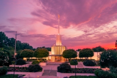 Atlanta Temple at Dusk