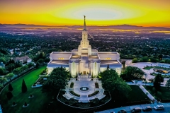 Bountiful Aerial Sunset