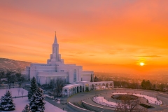 Bountiful Winter Storm Sunset