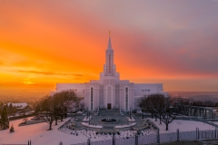 Bountiful Winter Storm Sunset