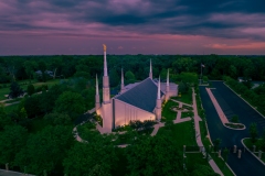 Chicago Aerial Summer Storm
