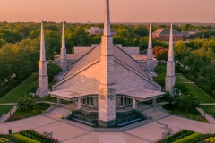 Dallas Aerial Golden Hour Portrait