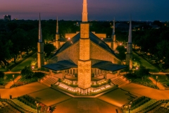 Dallas Aerial Portrait Stunning Sunset