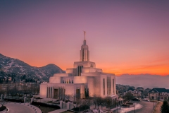 Draper Wintry Sunset