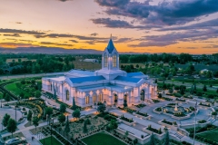 Fort Collins Aerial Sunset