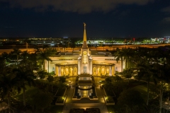 Fort Collins Nighttime Aerial Reflection