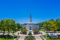 Houston Texas Temple at Noon Day