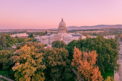 Idaho Capitol Fall Colors