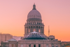 Idaho Capitol Pastel Sunrise
