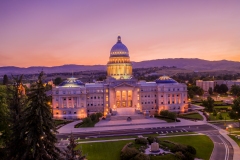Idaho Capitol Golden Sunrise