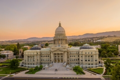 Idaho Capitol Golden Sunrise