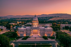 Idaho Capitol at Dawn