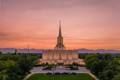 Jordan River Hazy Sunset