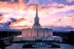 Jordan River Wintry Sunset