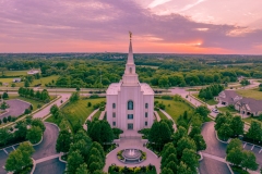Kansas City Aerial Stunning Sunset