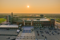 Lambeau Field Atrium Sunset