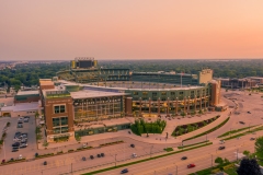 Lambeau Field Hazy Sunset