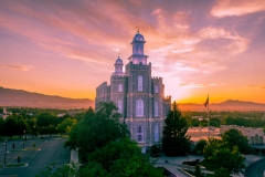 Logan Utah Wavy Sunset