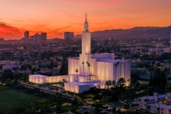 Los Angeles Fiery Sunset