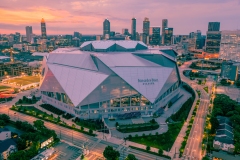 Mercedes-Benz Aerial Golden Hour