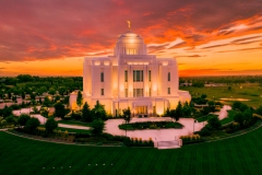Meridian Aerial Sunset