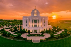 Meridian Fiery Sunset Closeup