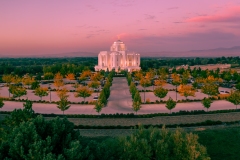 Meridian Fall Colors at Dusk
