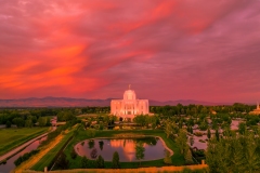 Meridian Fiery Dusk Reflections
