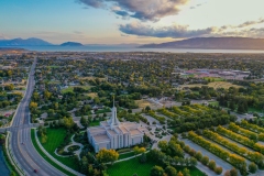 Mount Timpanogos Aerial Fall Colors