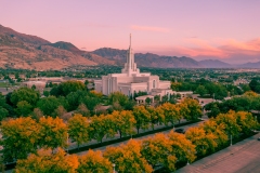 Mount Timpanogos Fall Colors Aerial