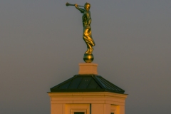 Oklahoma Angel Moroni and Full Moon