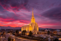 Oquirrh Mountain Stunning Sunset