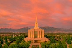 Oquirrh Mountain Stunning Dusk