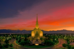 Oquirrh Mountain Stunning Sunset