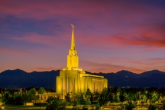 Oquirrh Mountain Stunning Sunset