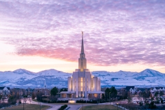 Oquirrh Mountain Fall Colors Sunset