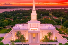 Orlando Florida Aerial Sunset Portrait