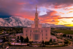 Payson Wintry Fiery Sunset