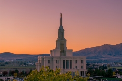 Payson Fall Colors Fiery Sunset Closeup