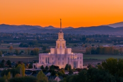 Payson Fall Colors Fiery Sunset Closeup