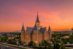 Provo City Center Stunning Sunset