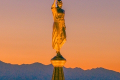 Provo City Center Angel Moroni Closeup