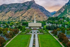 Provo Rainstorm Sunrise Portrait