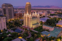 Temple Square at Dusk