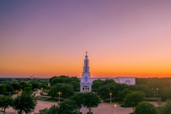 San Antonio Texas Temple Pastel Sunset