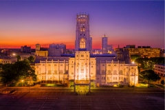 Scottish Rite Cathedral Sunrise Gradient