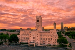 Scottish Rite Cathedral Fiery Sunrise