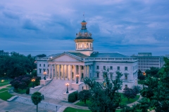 South Carolina Statehouse Cloudy Morning